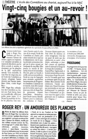 Les comédiens au chariot