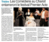 Les comédiens au chariot