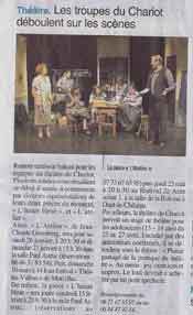 Les comédiens au chariot