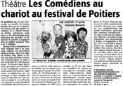 Les comédiens au chariot