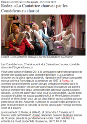 Les comédiens au chariot