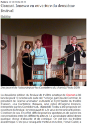 Les comédiens au chariot