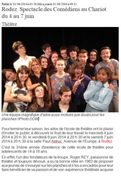 Les comédiens au chariot