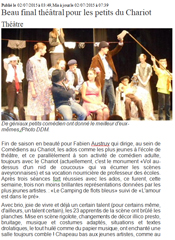 Les comédiens au chariot