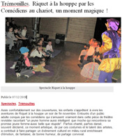 Les comédiens au chariot