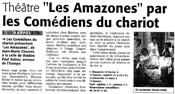 Les comédiens au chariot