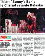 Les comédiens au chariot